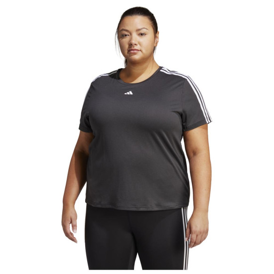 Adidas Γυναικεία κοντομάνικη μπλούζα Aeroready Train Essentials 3-Stripes (Plus Size) Adidas Γυναικεία κοντομάνικη μπλούζα Aeroready Train Essentials 3-Stripes (Plus Size)